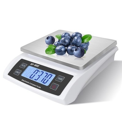30kg Digital Kitchen Scale for Cooking & Baking - LCD Display, Adapter Included