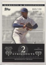 2007 Topps Moments & Milestones 65/150 Francisco Liriano #66 2p7