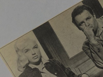 Diana Dors und Rod Steiger 1957 Steckling Ephemera
