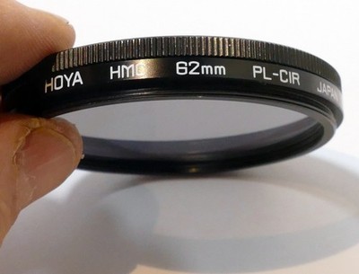 HOYA HMC 62mm Filter C-PL circular polarizing PL-CIR  - Scratched coating