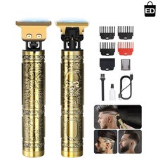 Men's Grooming Kit with Lightweight Hair Trimmer 4 Guide Combs - Bronze