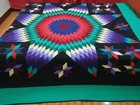 King  Size  Machine Pieced And quilted  Patchwork Quilt#170B — photo 2