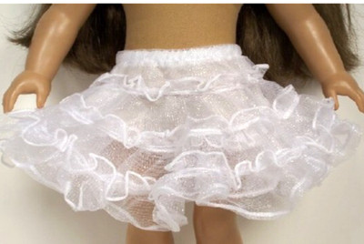 Fluffy Crinoline Petticoat Under Skirt Doll Clothes For 18  American Girl (Debs)