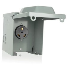 30 Amp RV Power Outlet Box, 125 Volt NEMA TT-30R Receptacle, 30 Amp TT-30R