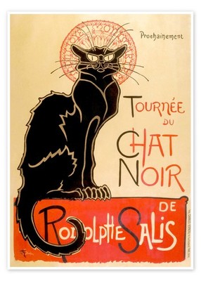Poster Le Chat Noir - Théophile-Alexandre Steinlen