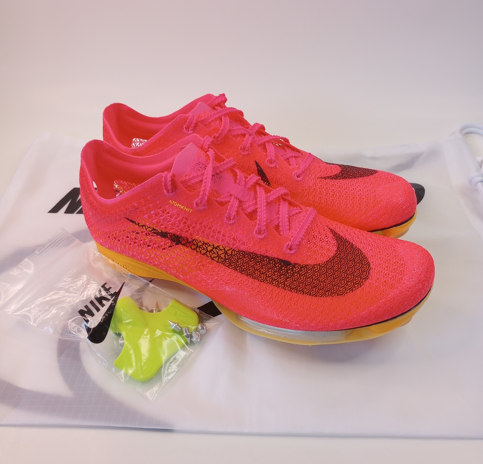 Nike Men's Air Zoom Victory Track & Field Distance Spikes Pink Sz 7.5 CD4385-600