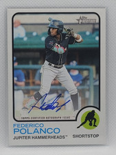 2022 Topps Heritage Federico Polanco Auto Jupiter Hammerheads #ROA-FP