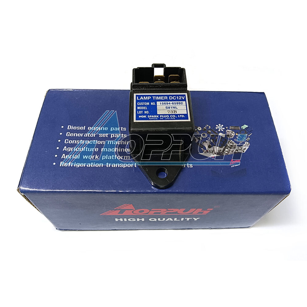 15694-65990 ,15694-65992, S81NL Lamp (GLOW PLUG) Timer 12V For Kubota