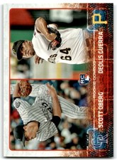 2015 TOPPS UPDATE SCOTT OBERG/DEOLIS GUERRA RC COLORADO ROCKIES/PITTSBURGH