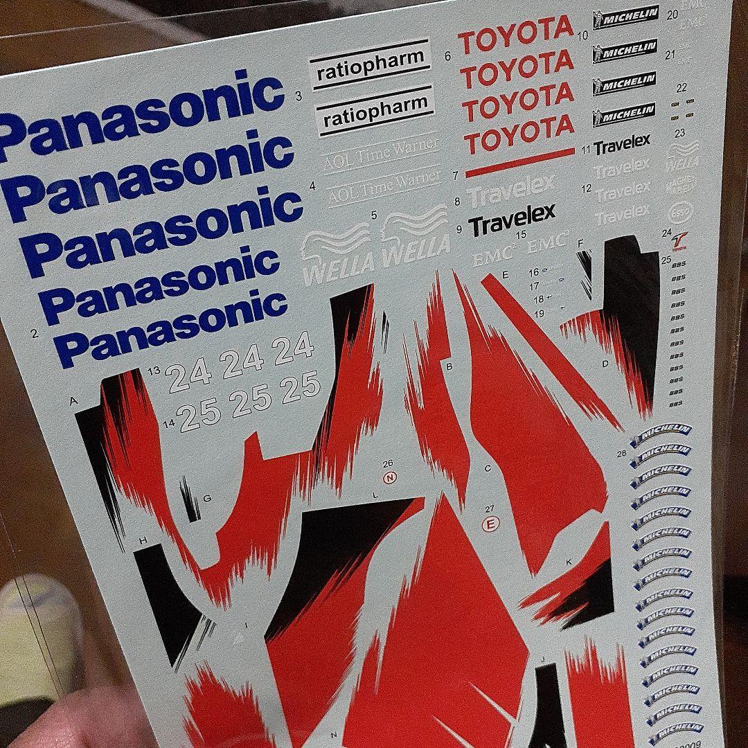 Studio 27 TOYOTA TF102 '02 Toy Car 1/20 Garage Kit W/BOX F/S FEDEX