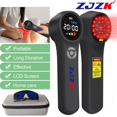 Medical Grade Cold Laser Therapy LLLT Device 24 Diodes NIR Light For Pain Relief