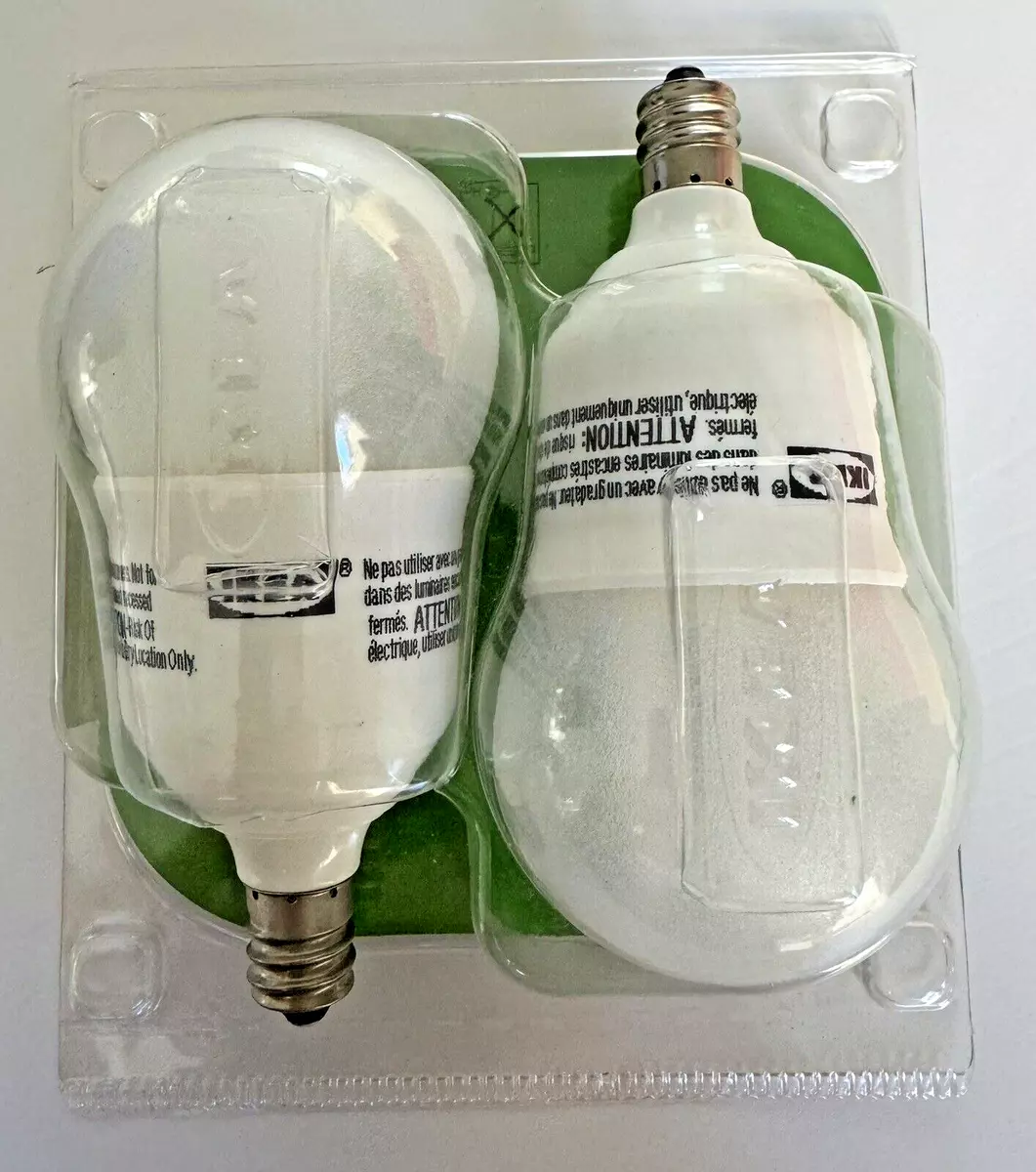 IKEA 7W 30W LIGHT BULB 260 Lumen 2 PACK BRAND NEW Bulbs