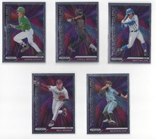 2021 Panini Prizm Baseball Draft Picks Thunderstruck Complete BASE Set(15 cards)