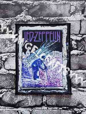 SMALL SEW ON PRINTED PATCH FOR BATTLE JACKET ~ 10.5 x 13.5cm ~ LED ZEPPELIN