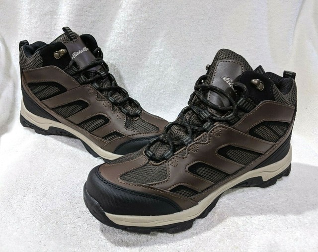 Eddie Bauer Men S Graham Hiking Boots Shoes Leather Waterproof Brown Size 9 For Sale Online Ebay