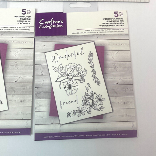 Lote 4 Artesanos Compañero Géminis Crear Una Tarjeta Papercraft Troqueles Estampillas Corazón Libros - Imagen 4 de 6