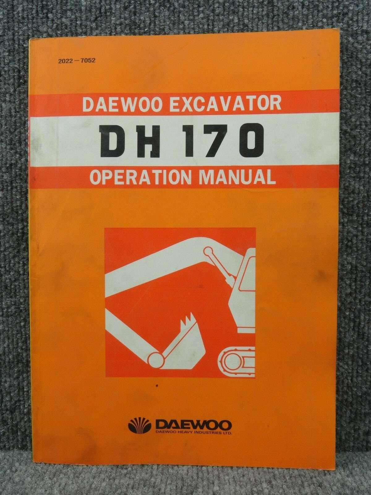 OEM Factory DAEWOO DH 170 Excavator Operation Manual 2022-7052