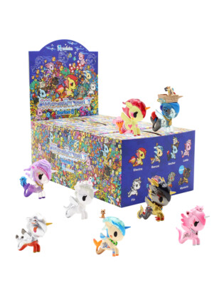 TOKIDOKI MERMICORNO SERIES 5 Azzurra Lil' Red Doodle Flower