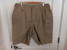 5.11 Men's Tactical Series Khaki Shorts MEASURES 34 X 10.