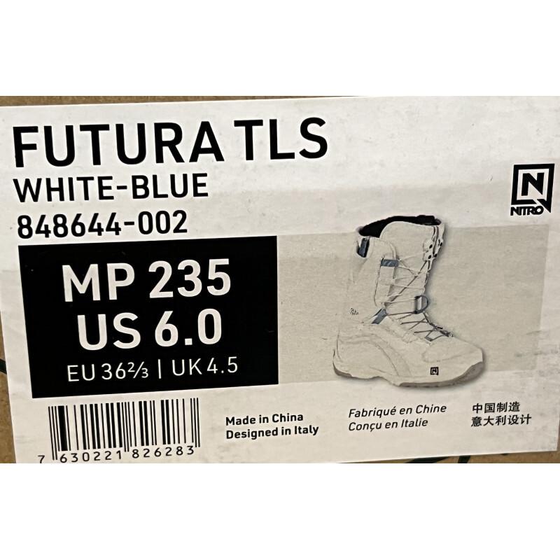 KEEN NITRO Futura Tls White Blue Taglia MP235 US6.0 EU36 2 3 UK4 5 Scarponi Da Neve
