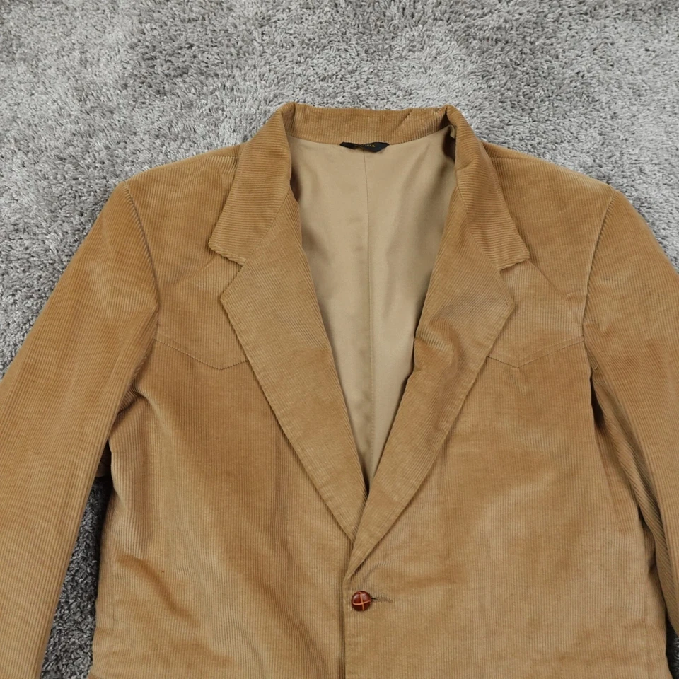 Blazer Pioneer Wear Para Hombres 48 Largo Chaqueta Occidental Abrigo EE. UU. Bolsillos Acolchado Codo Foto 2 de 4