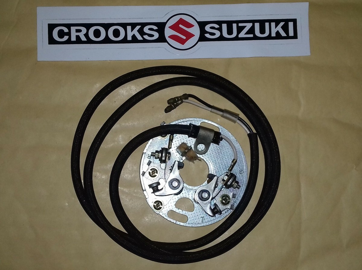 NOS 33110-44010 GS400 Genuine Suzuki Contact Breaker Assy. by