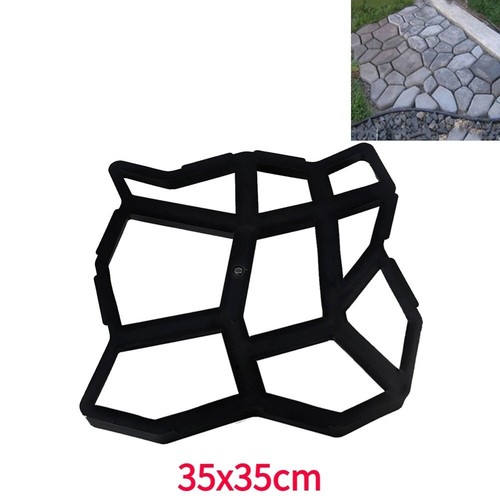 Garden Paving Mould DIY Path Maker Concrete Mould Brick Pavement Cement Mold - Picture 5 of 10