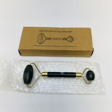 100 Natural Jade Face Roller Anti Aging Jade Stone Massager for Face Dark Green