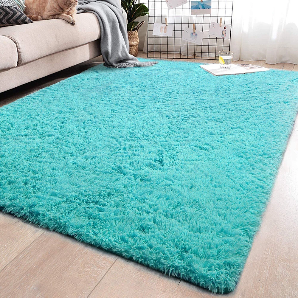 Luxury Fluffy Rug Ultra Soft Shag Carpet For Bedroom Living Room