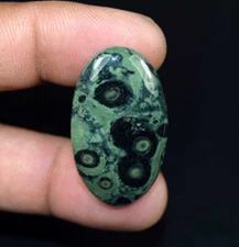 32.95 Cts. 100% Natural Kambaba Jasper Oval Cabochon Loose Gemstone For Pendant