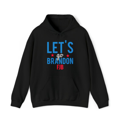 Let's Go Brandon FJB Graphic Hoodie, Sizes S-5XL
