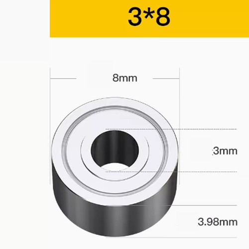 High quality Bearing Wood Router Bit Bearing Top Bearing For Wood Milling Cutter - Picture 7 of 13