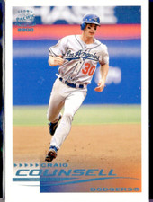 2000 PACIFIC CROWN PLATINUM BLUE PARALLEL BLANK SERIAL NO 139 CRAIG COUNSELL 1/1