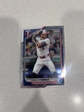 2024 Bowman Chrome 53 Carlos Correa NM Twins MLB Baseball