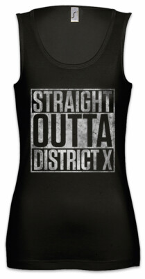 Straight Outta District X Women Tank Top New X Fun TV Men Elixir Icarus Prodigy