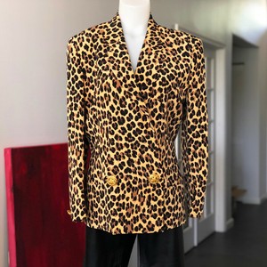 versace leopard jacket