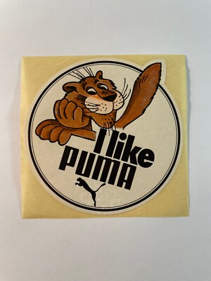 I LIKE PUMA Aufkleber - Sticker Collector Vintage