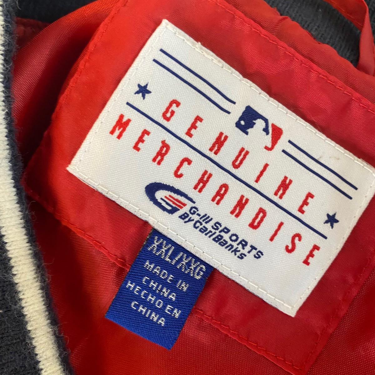REDSOX ブルゾン XXL GENUINE MERCHANDISE Vintage Boston Red Sox Jacket Men's XXL Red Windbreaker MLB