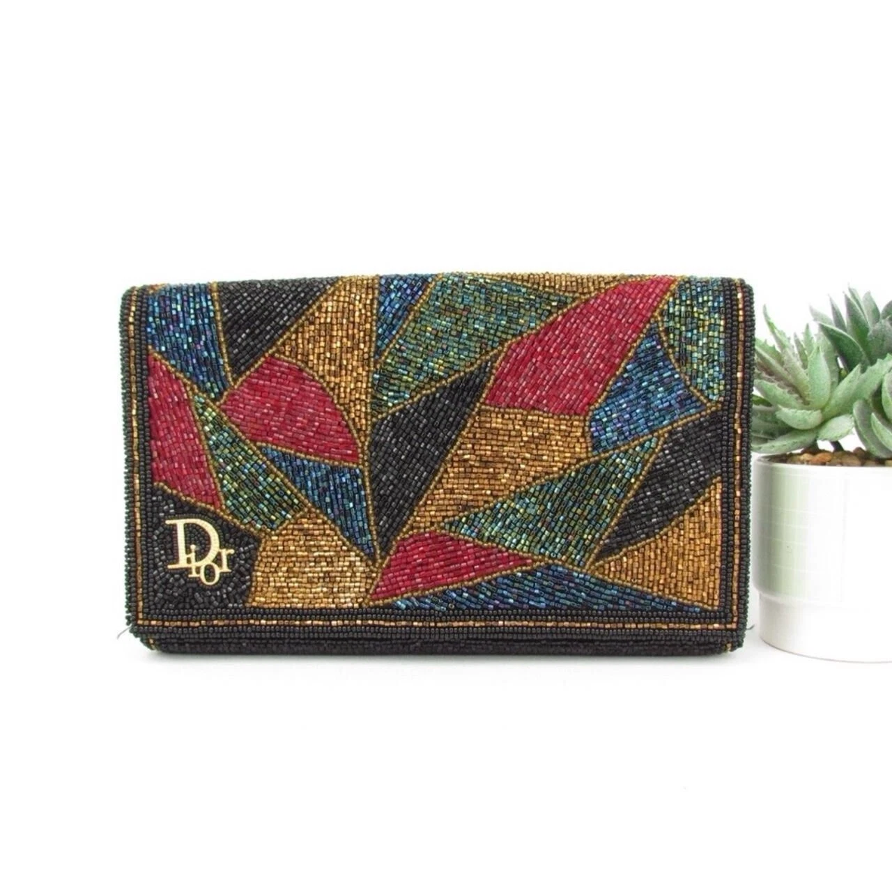Sac perlé vintage Christian Dior