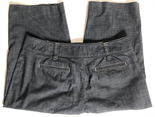 Apt. 9 "Maxwell" Capri Pants ~ Women's Size 12 ~ Blue Gray ~ 10” Rise ~ Wide Leg - Picture 9 of 9