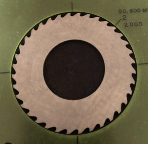 ITI 2 x 0.0495 x 1 34T Solid Carbide Slitting Slotting Saw  !