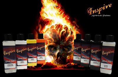 Inspire Airbrush Fire Kit (Solvent), CUSTOM PAINT, HOK, HOT ROD, MOTORCYCLE