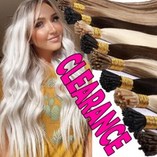 CLEARANCE I Tip Stick Tip Thick 1g Deluxe Real Remy Human Hair Extensions Blonde