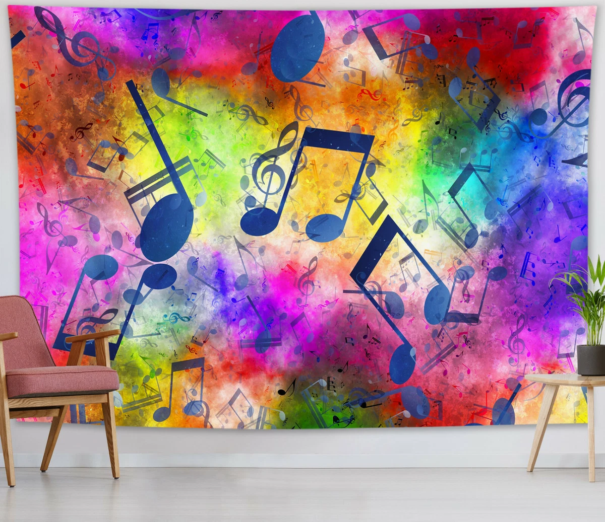 Music tapestry wall hangings hot sale