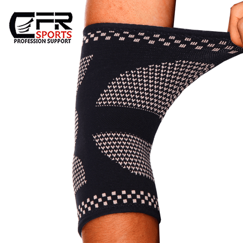 Copper Elbow Brace Compression Support Sleeve Arthritis Tendon Joint Pain Wrap - Picture 19 of 25