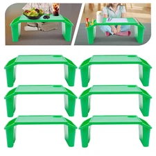 6Pcs Children Kids Lap Desk With Side Pockets Multipurpose Activity Dining Table
