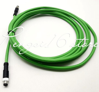 BECKHOFF ZK1090-3131-0030  EtherCAT cable 2xM8 Male Straight 3 meters, PUR