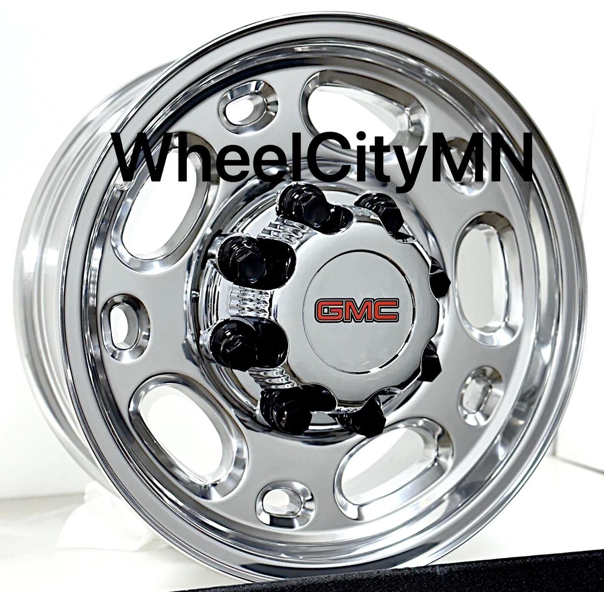16 inch polished 2016 GMC Savanna VAN 2500 3500 OE replica 5079 wheels 8x6.5 28