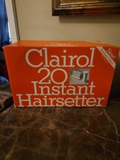 Clairol 20 Instant Hairsetter Instant Heat Hot Rollers Set Mixed Barrels White