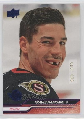 2023-24 Upper Deck Extended Series Deluxe 220/250 Travis Hamonic #595 8yu